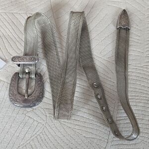 Vintage Steel Belt Western Style Estimated Era 1980's - Y2K